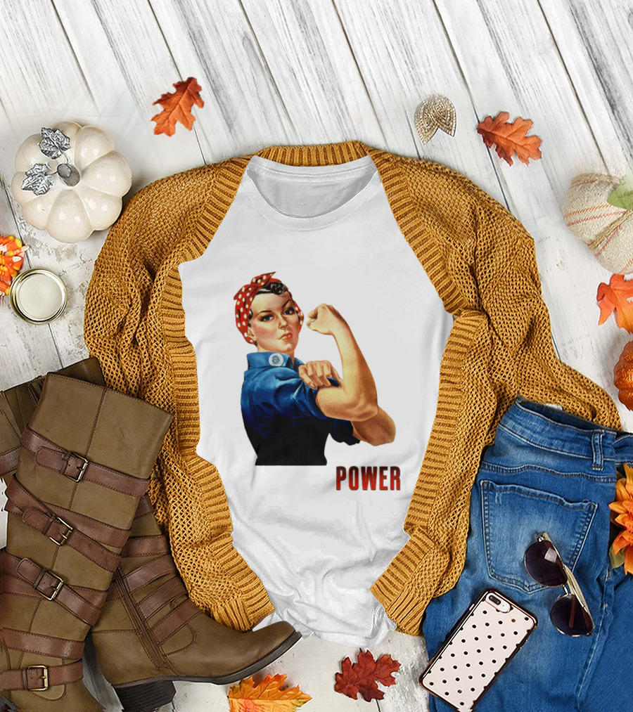 Rosie the Riveter Woman Power T-Shirt