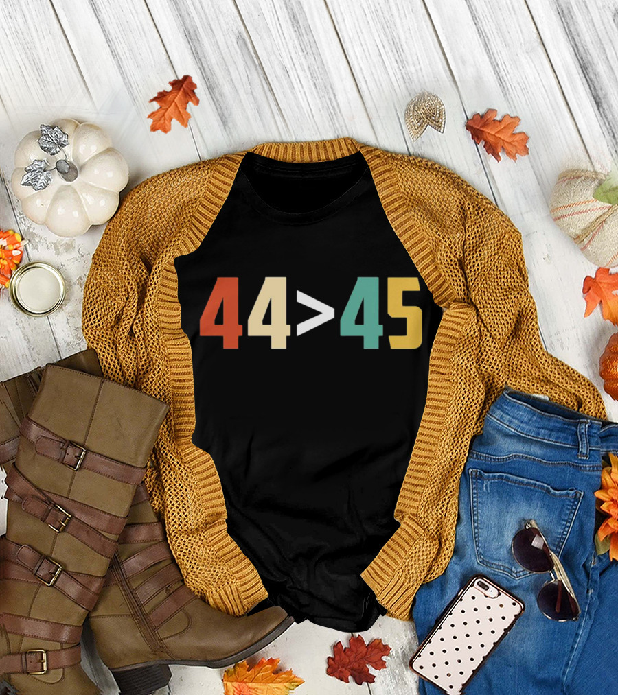 44 Greater Than 45 Retro Colors T-Shirt
