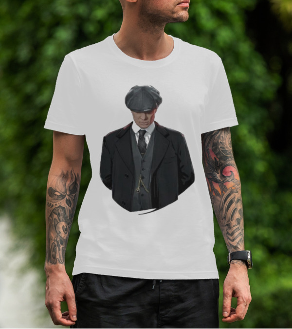 Peaky Blinders Thomas Shelby Suit And Cap Iconic T-Shirt