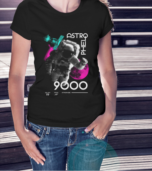 Astrophel 9000 Galaxy V9 Moon Atmosphere T-Shirt