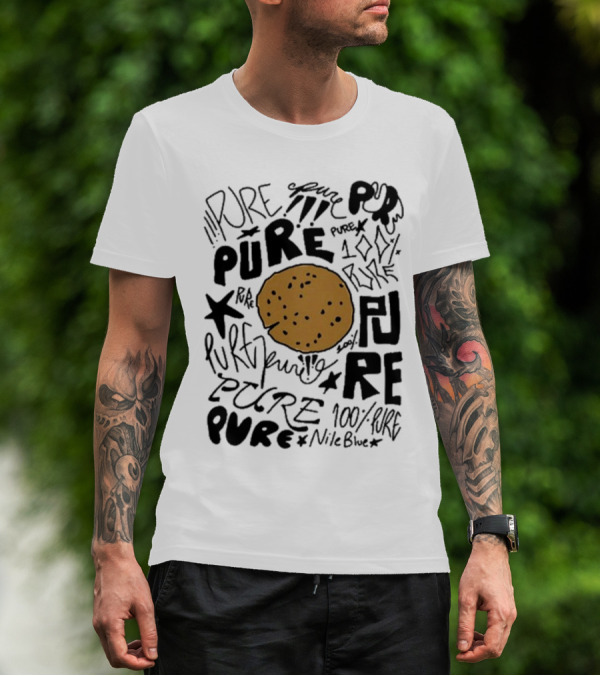 NileBlue Cookie Pure 100% Pure Pure Pure T-Shirt