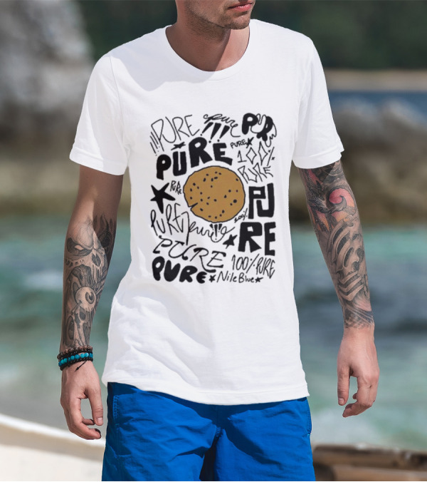NileBlue Cookie Pure 100% Pure Pure Pure T-Shirt