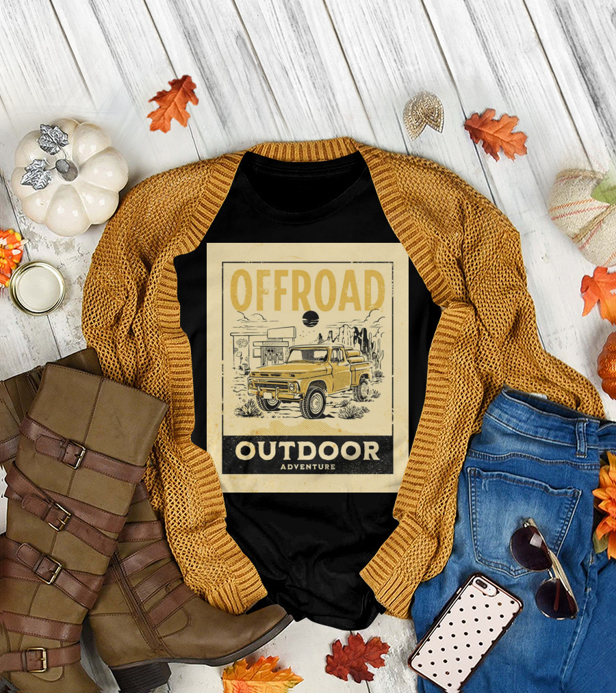 Offroad Outdoor Adventure Pickup Truck T-Shirt