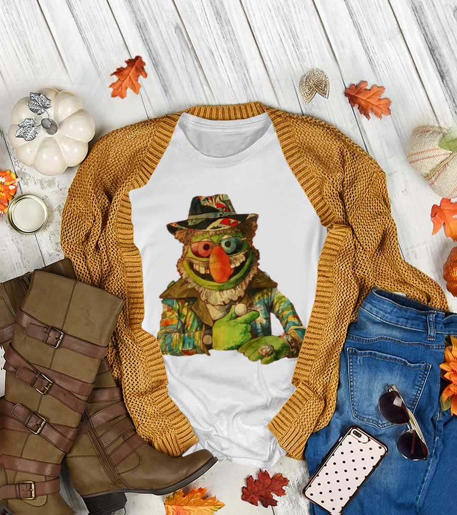 MONEY THE MUPPETS Dr Teeth in Psychedelic Suit with Hat T-Shirt
