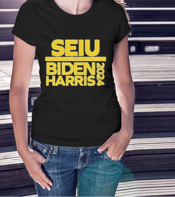 SEIU For Biden Harris 2024 Philly T-Shirt
