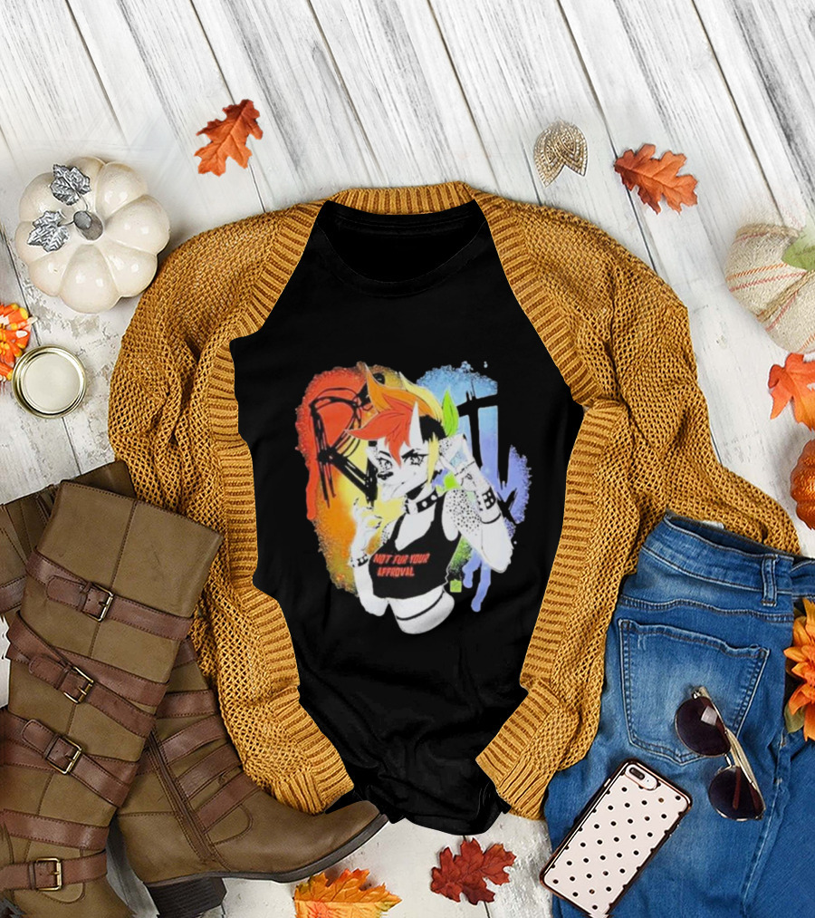 Riot Rainbow Hyena Not For Your Approval T-Shirt