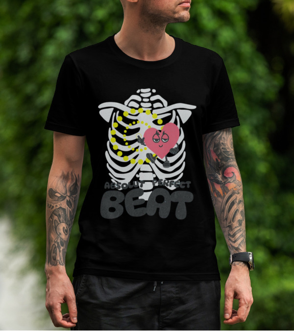 Absolut Perfect Beat Ribcage Heart T-Shirt