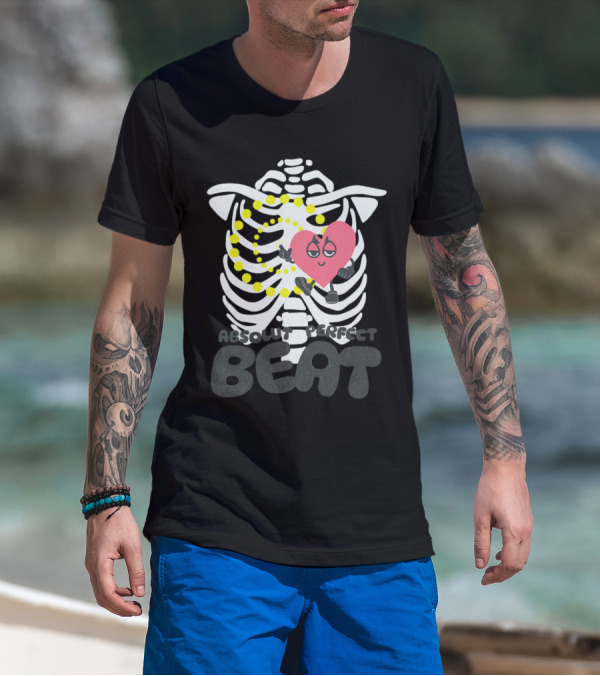 Absolut Perfect Beat Ribcage Heart T-Shirt