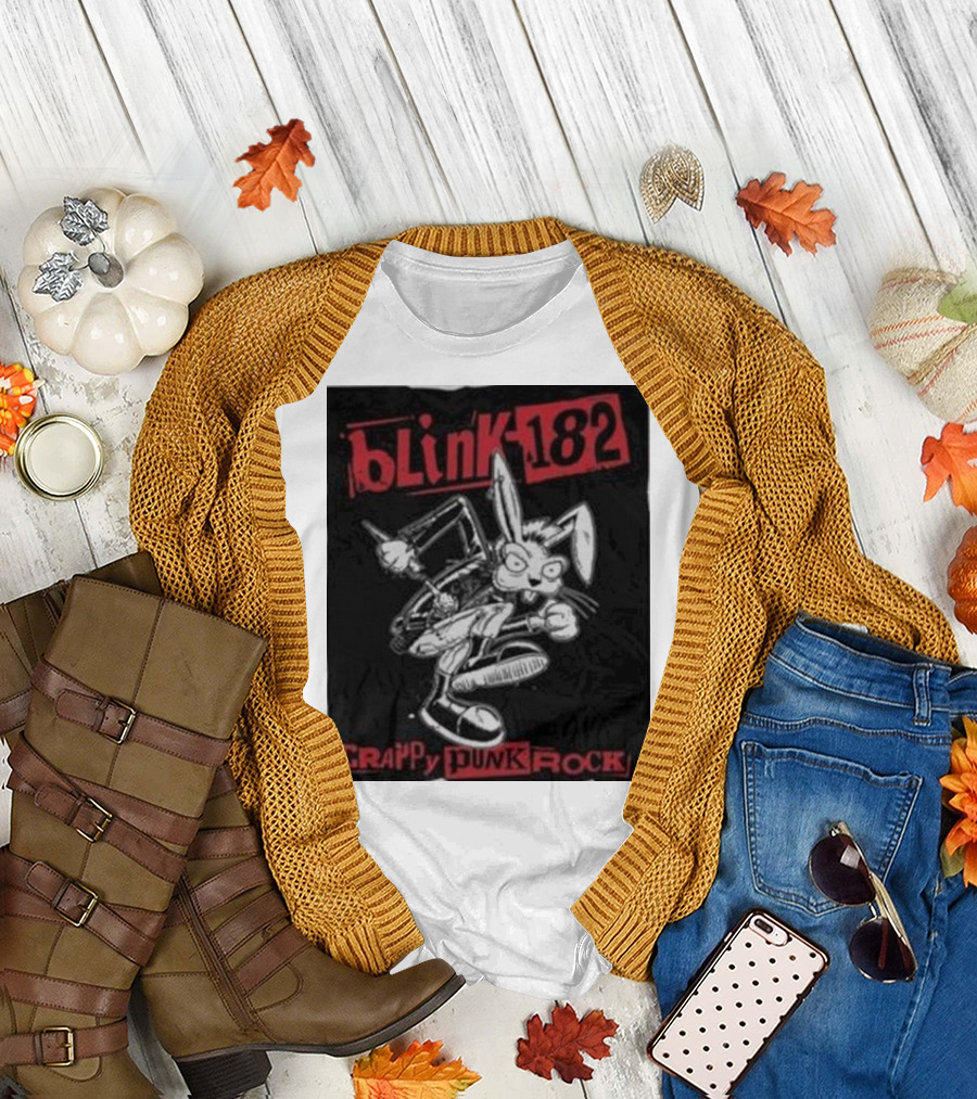Blink-182 Crappy Punk Rock Punk Bunny T-Shirt