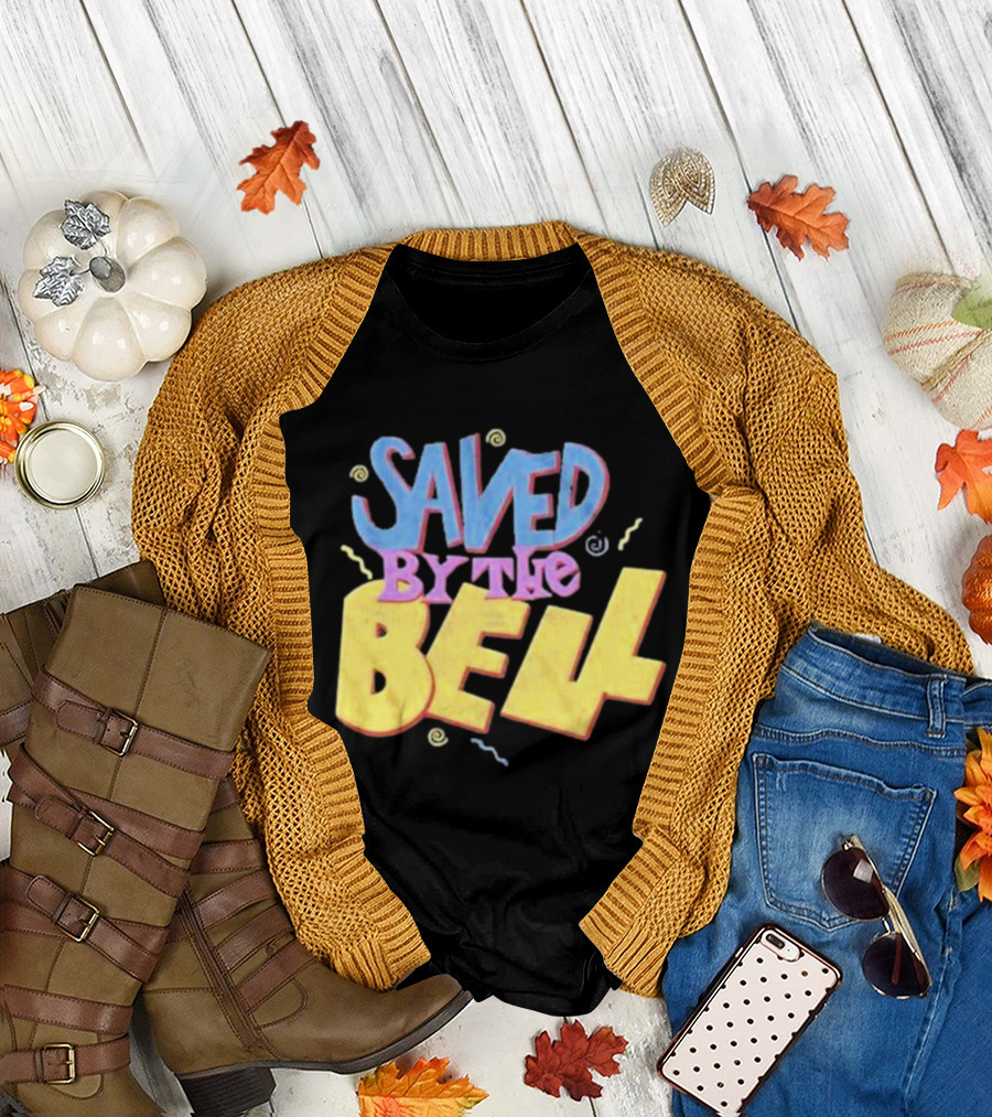 Saved By The Bell 90s Retro Faded Squiggles T-Shirt