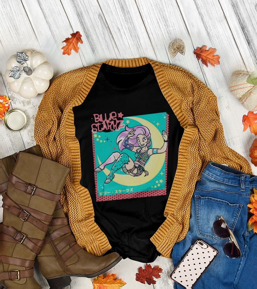Billie Starkz All Elite Wrestling Moon Jump T-Shirt