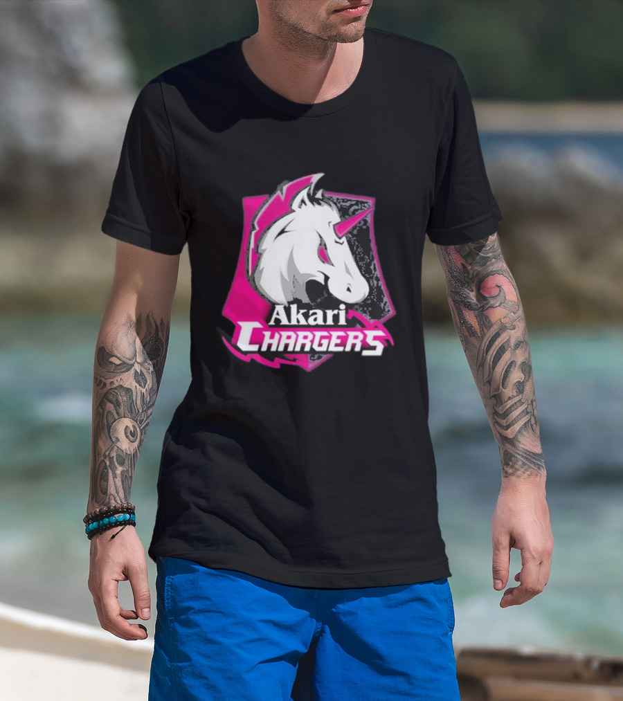 Unicorn Fifi Sharma Akari Chargers T-Shirt