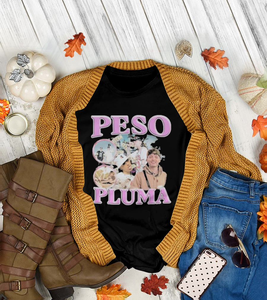 Peso Pluma Pink Collage T-Shirt