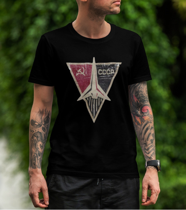 CCCP Soviet Space Program Emblem T-Shirt