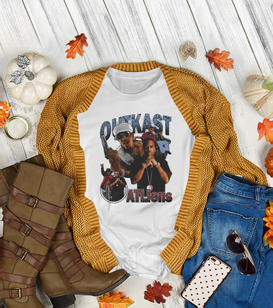 OutKast ATLiens Vintage Hip Hop Collage T-Shirt