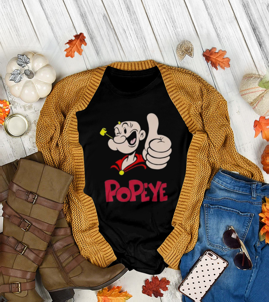 Popeye Thumbs Up Iconic Character T-Shirt