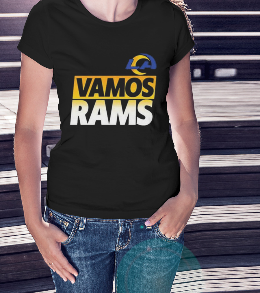 Los Angeles Rams Vamos American Football LA T-Shirt