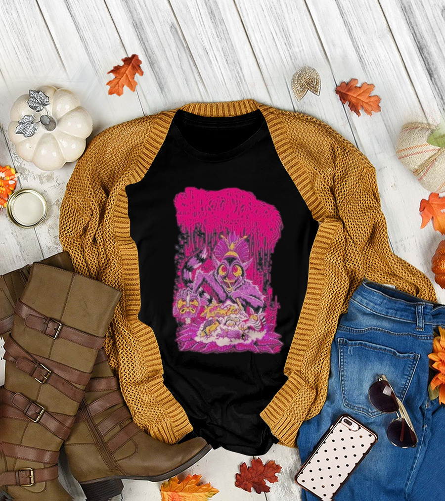 Madagascar I Like To Move It Move It Raccoon Painting T-Shirt