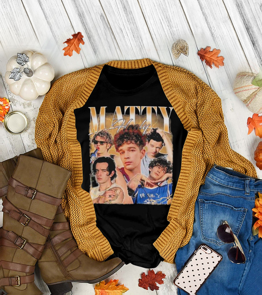 MATTY HEALY Collage Vintage Aesthetic T-Shirt