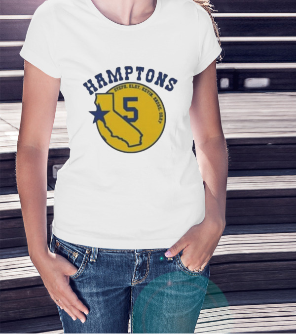 Hamptons 5 Steph Klay Kevin Andre Dray California Map Star T-Shirt
