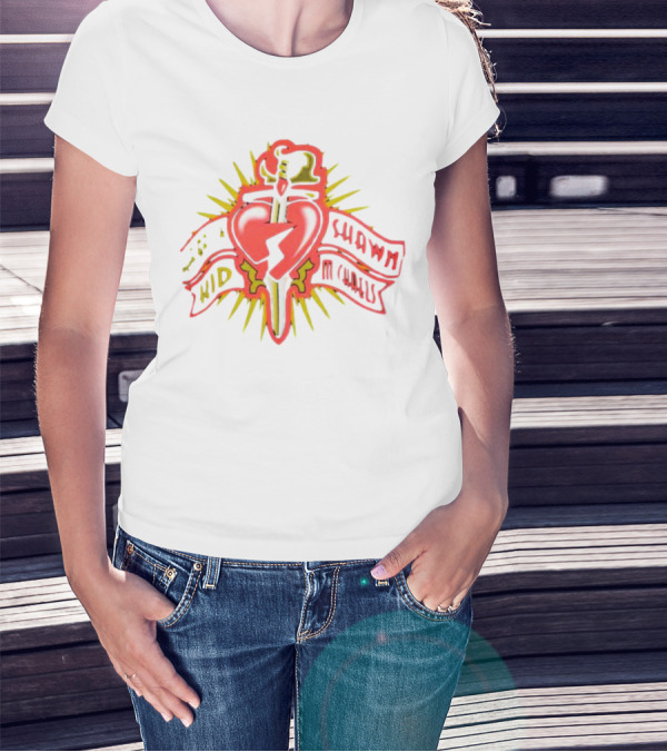 Shawn Michaels Heartbreak Kid Dagger Heart T-Shirt