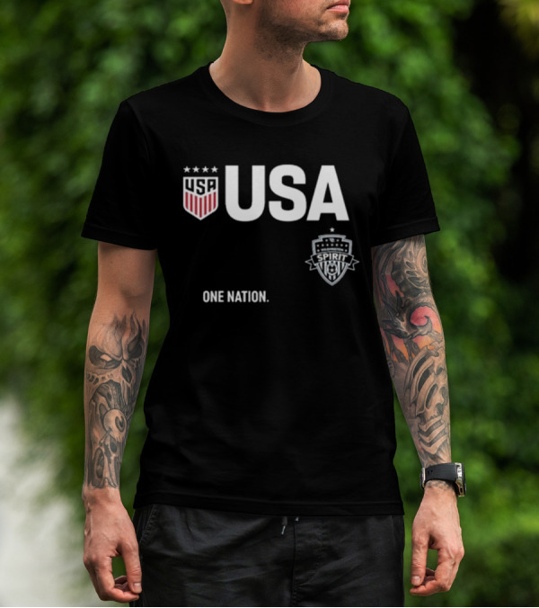 USA Soccer Spirit Emblem One Nation T-Shirt