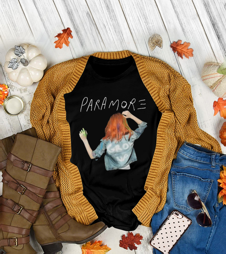 Paramore Grow Up Denim Jacket Back T-Shirt