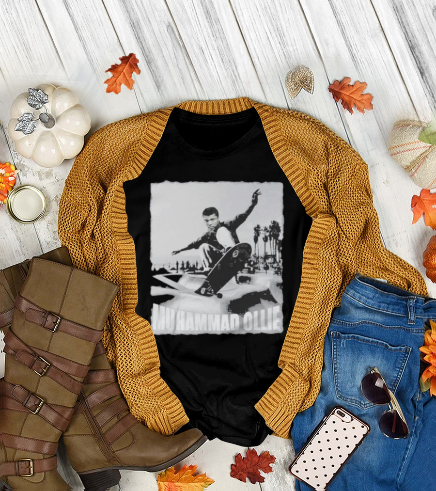 Muhammad Ollie Skateboarding Legend Crossover T-Shirt