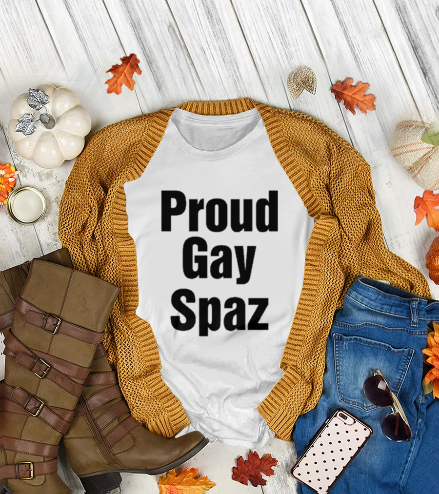 Proud Gay Spaz Pride Piece T-Shirt