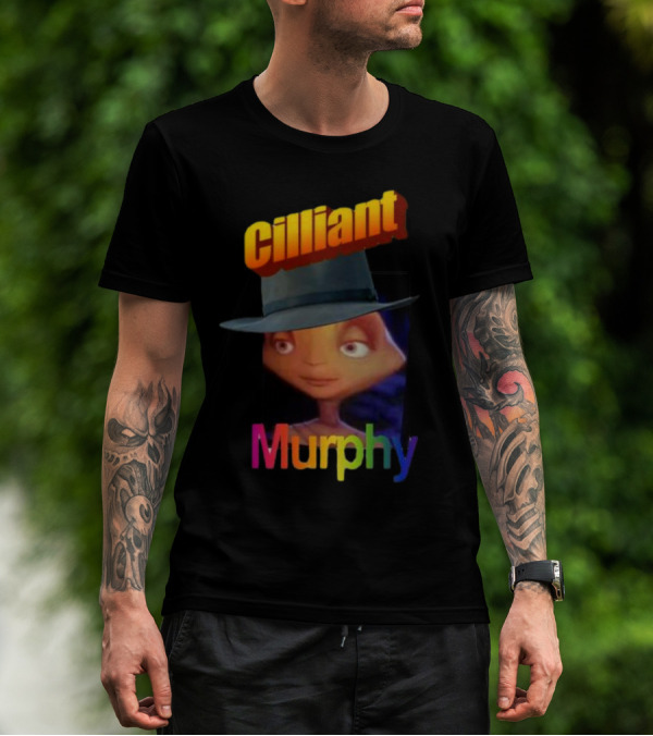 Cilliant Murphy Hat Meme Face T-Shirt