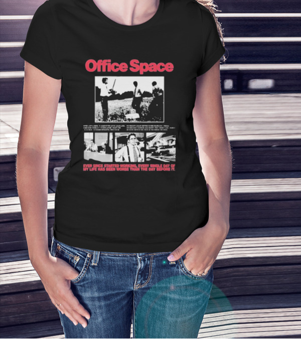 Office Space Movie Bootleg Quote And Scene Montage T-Shirt