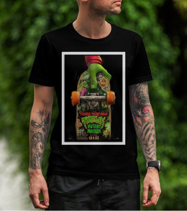 Teenage Mutant Ninja Turtles Mutant Mayhem Skateboard Movie 08.4.23 T-Shirt