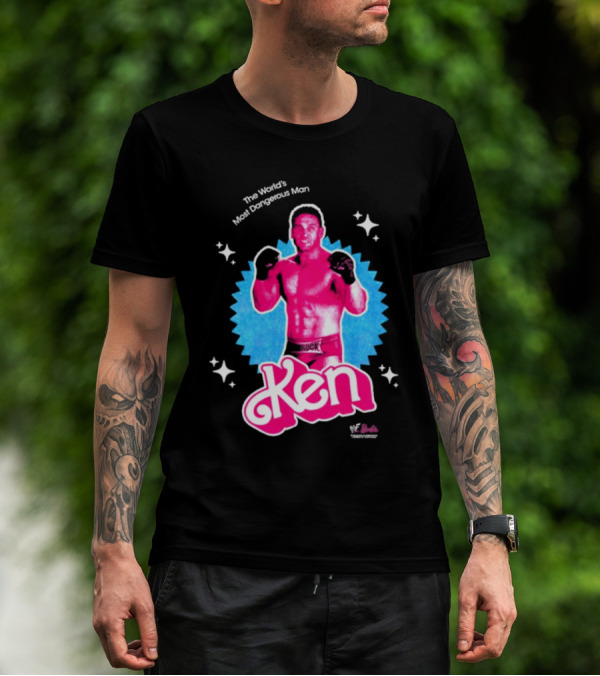 Ken The World's Most Dangerous Man Barbie WWF T-Shirt