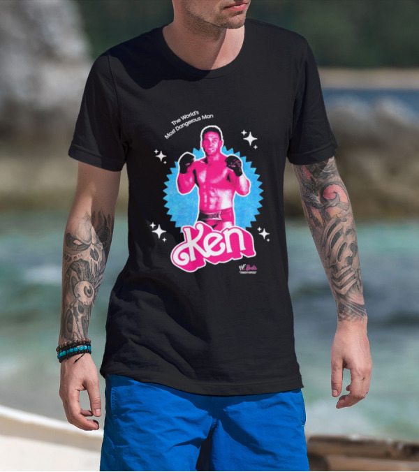 Ken The World's Most Dangerous Man Barbie WWF T-Shirt