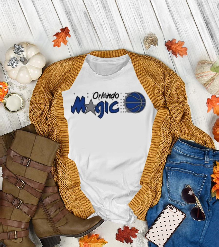 Orlando Magic Classic Retro Basketball Emblem T-Shirt