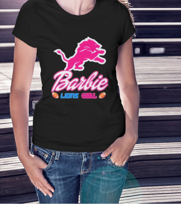 Barbie Lions Girl Football T-Shirt