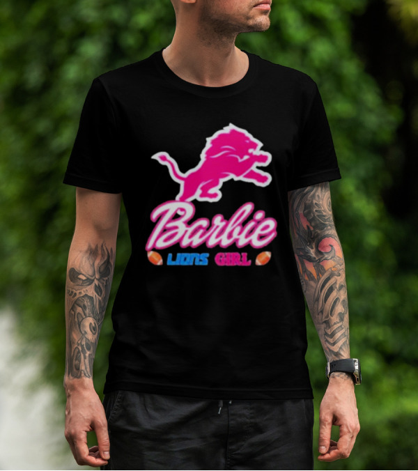 Barbie Lions Girl Football T-Shirt