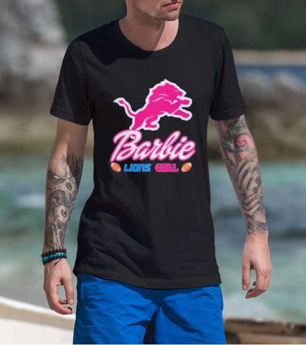 Barbie Lions Girl Football T-Shirt