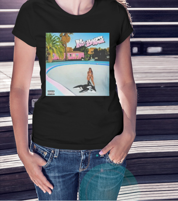 No Bars Palm Trees Pink House Woman Pool Toy T-Shirt