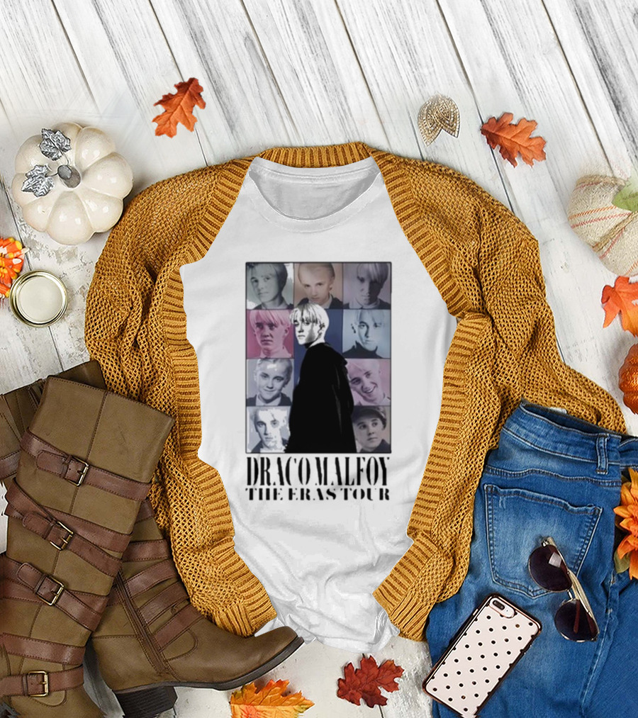 Draco Malfoy The Eras Tour Portrait Collage T-Shirt