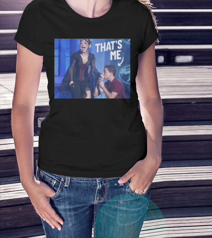 That's Me Iconic Moment Text With Enthusiastic Reaction T-Shirt