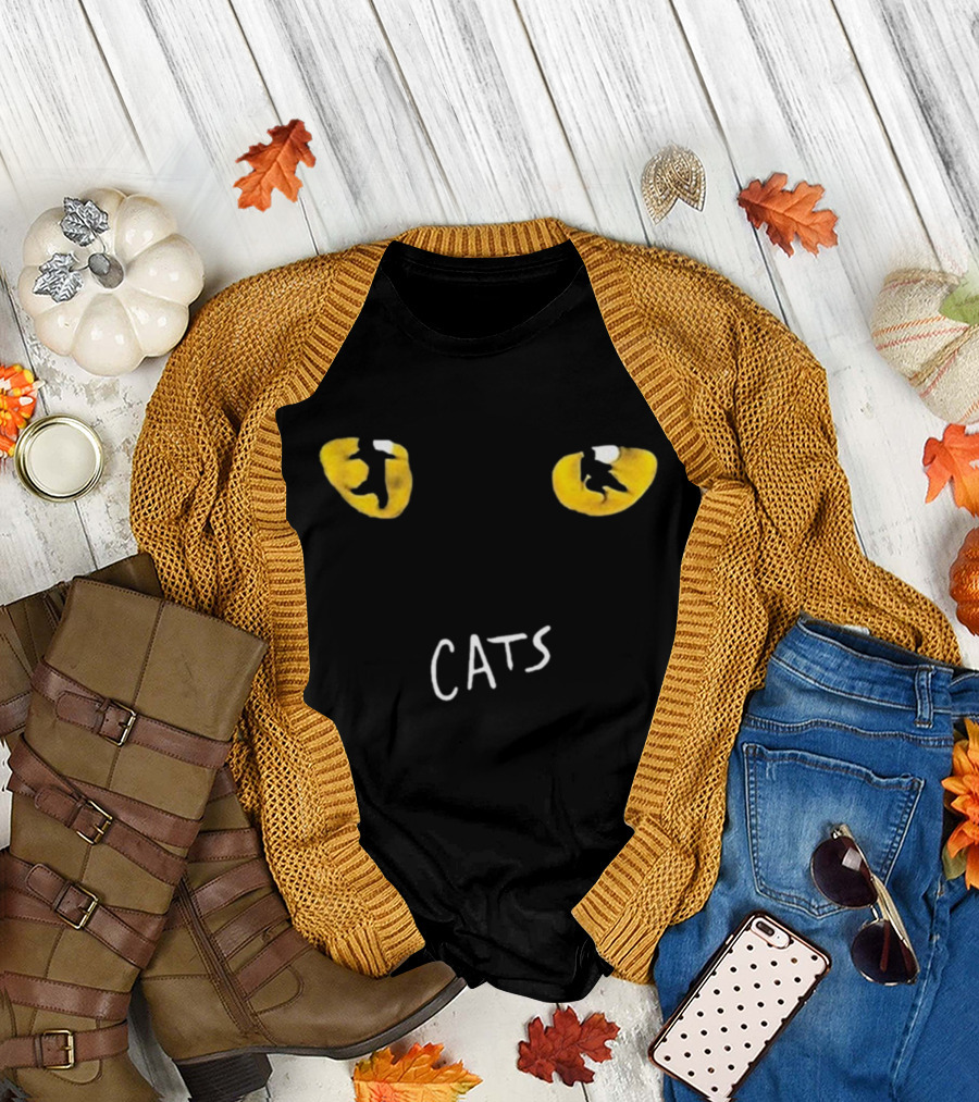 Jesse Tyler Ferguson Eyes Cats Musical T-Shirt