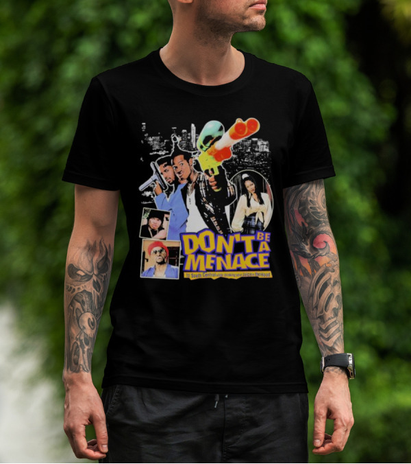 DON'T BE A MENACE TO SOUTH CENTRAL WHILE DRINKING YOUR JUICE IN THE HOOD ICONIC SCENE RETRO T-Shirt