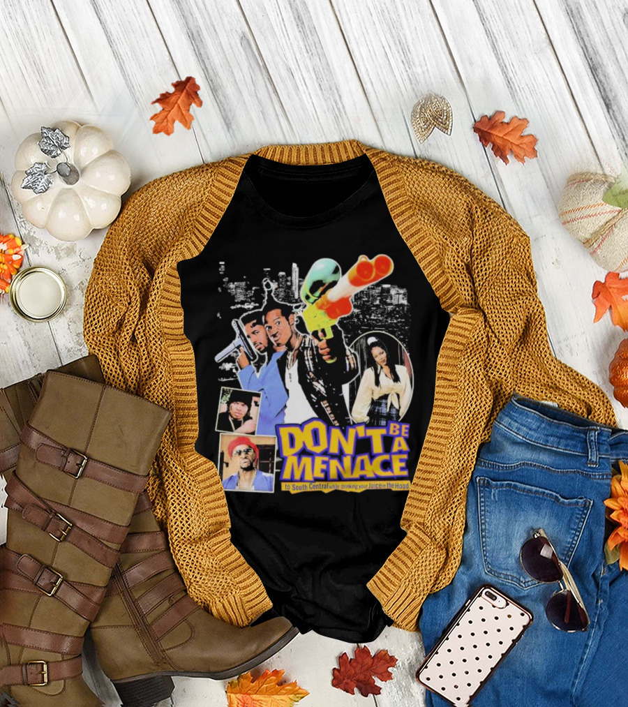 DON'T BE A MENACE TO SOUTH CENTRAL WHILE DRINKING YOUR JUICE IN THE HOOD ICONIC SCENE RETRO T-Shirt