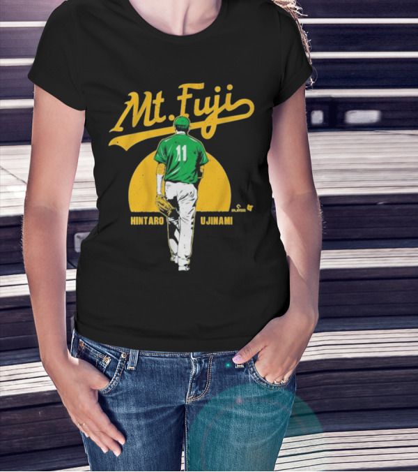 Mt. Fuji HINTARO FUJINAMI 11 Oakland Baseball Players T-Shirt