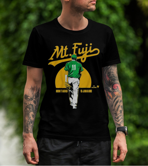 Mt. Fuji HINTARO FUJINAMI 11 Oakland Baseball Players T-Shirt