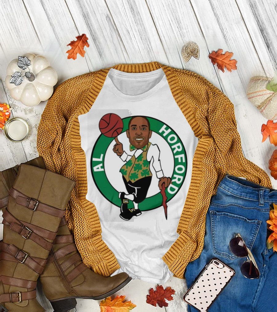 Juju Gotti Celtics Al Horford Lucky Clover T-Shirt