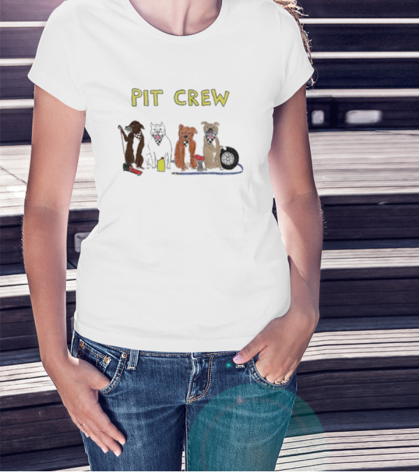 Dave Portnoy Pit Crew Dogs Garage Team T-Shirt