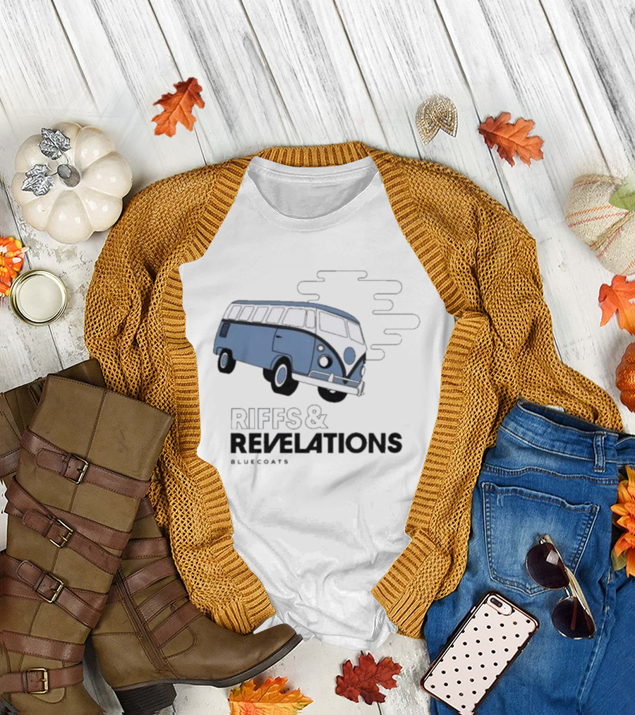 Riffs and Revelations Bluecoats Bus T-Shirt