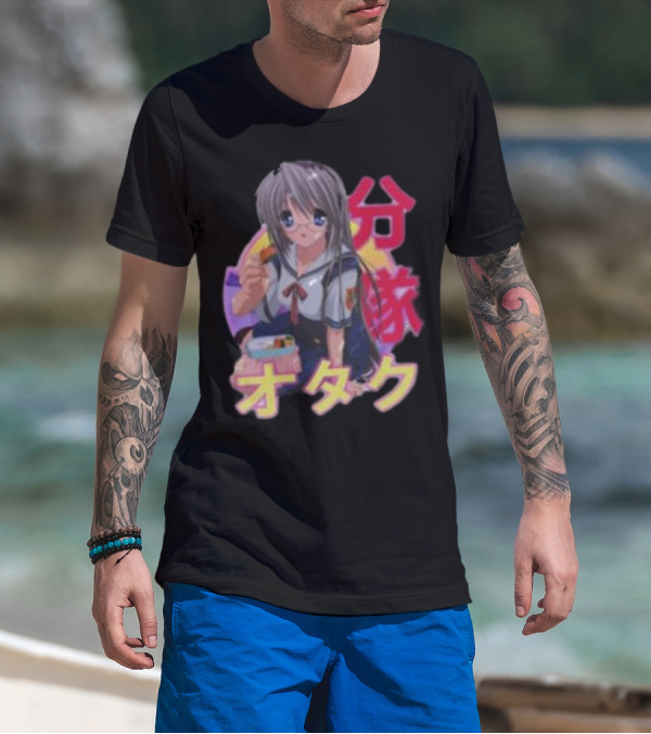Tomoyo Sakagami Clannad Kuranado Sunset Anime Otaku T-Shirt